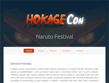 Tablet Screenshot of hokagecon.cz